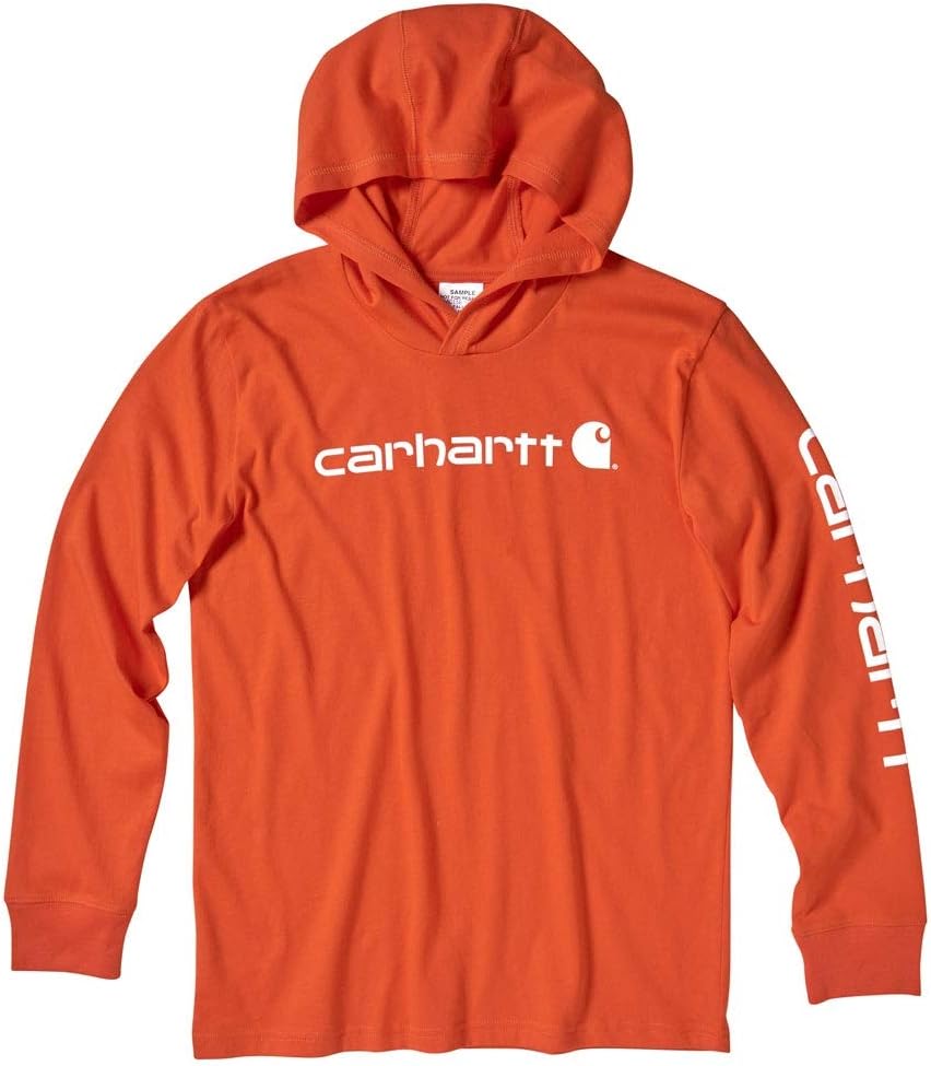 Carhartt Boys' Long Sleeve Hooded T-Shirt